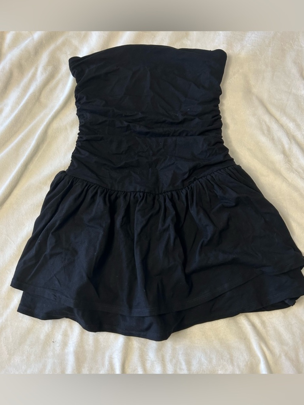 garage strapless flowy dress!